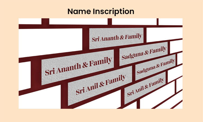 name inscription